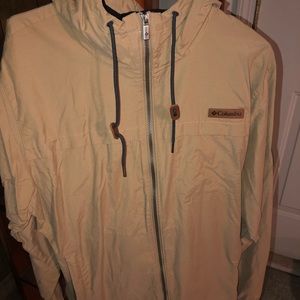 men’s light weight tan jacket